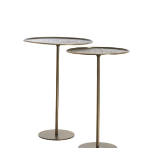 light&livingbijzettafelsetliadonkerbruinmetbronsaccent–ø32x51+ø38x54cm-1