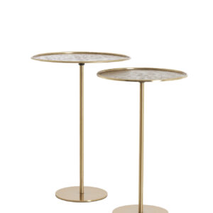 light&livingbijzettafelsetliainantiekbrons–ø32x51+ø38x54cm-147