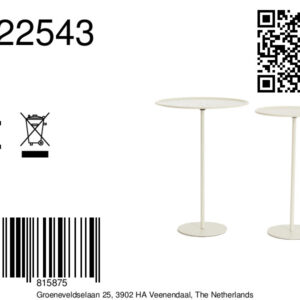 light&livingbijzettafelsetliainmatcrème–ø32x51+ø38x54cm-8a