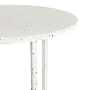 light&livingbijzettafelsetsadarwitmetlichtgrijsgespikkeld–ø50x40+ø52x46cm-108