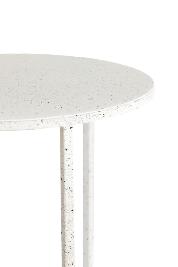 light&livingbijzettafelsetsadarwitmetlichtgrijsgespikkeld–ø50x40+ø52x46cm-108