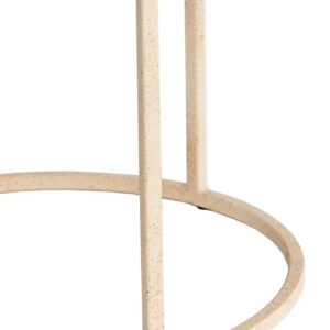 light&livingbijzettafelsetsadarzandmetlichtbruingespikkeld–ø50x40+ø52x46cm-1
