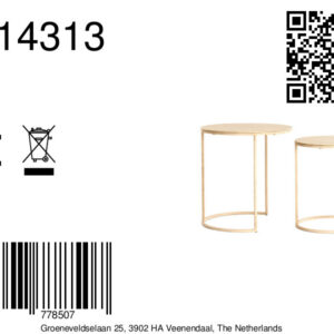 light&livingbijzettafelsetsadarzandmetlichtbruingespikkeld–ø50x40+ø52x46cm-8a