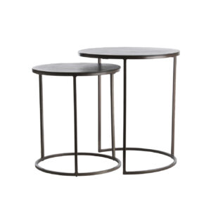 light&livingbijzettafelsettalcadonkerbruin–ø41x46+ø49x52cm-768