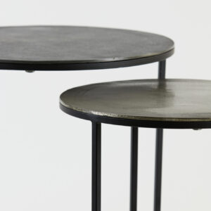light&livingbijzettafelsettalcaruwloodenantieklood–ø40x45+ø49x50,5cm-026