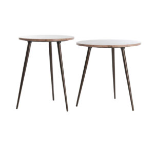 light&livingbijzettafelsetzecainroodtravertinmetdonkerbruin–ø41x49+ø48x53cm-1