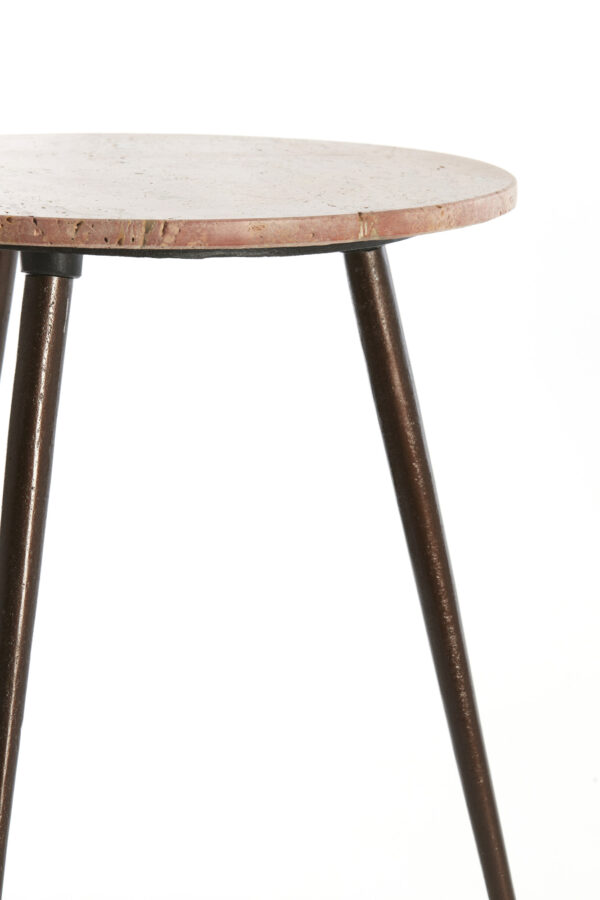 light&livingbijzettafelsetzecainroodtravertinmetdonkerbruin–ø41x49+ø48x53cm-1