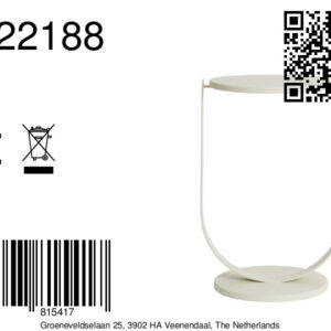 light&livingbijzettafeltrianamatcrème–ø45x65,5cm-8a
