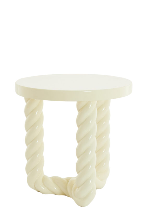 light&livingbijzettafelvallejometglanslaagincrème–ø46x46cm-3e9