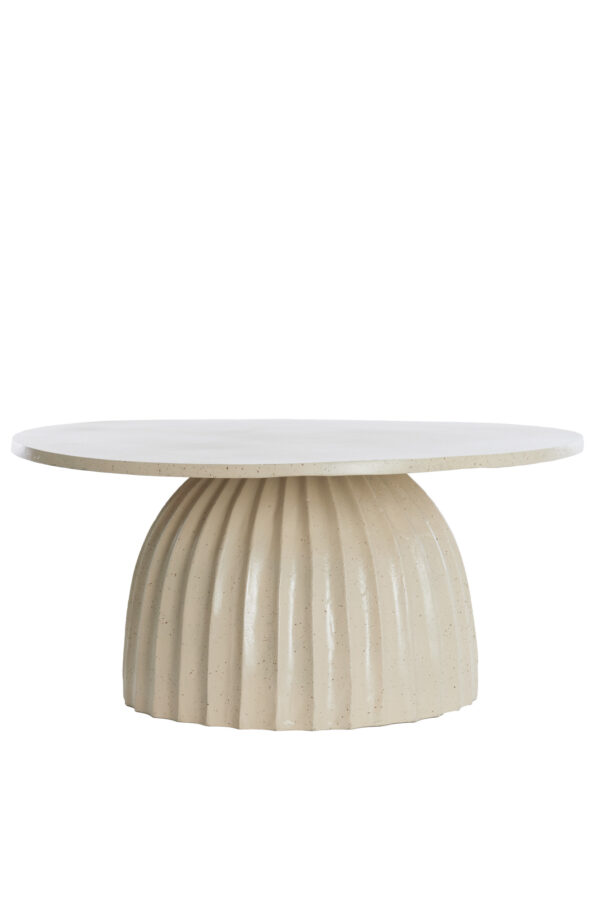 light&livingbijzettafelvegliamatzandmetgespikkeldbruin–ø70x33,5cm-804