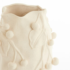 light&livingcherryvaasinmatkeramiekcrèmekleur–30x28x45cm-1