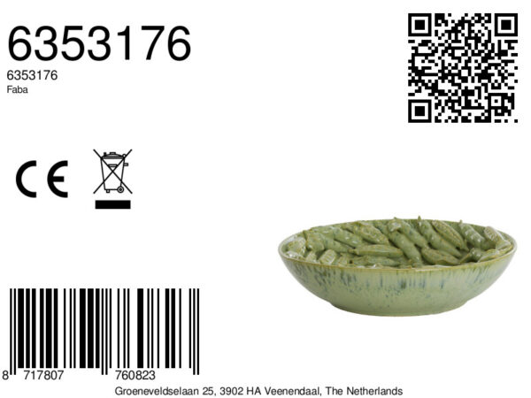 light&livingfabakeramiekenschaalmintgroen–ø43x12cm-8a