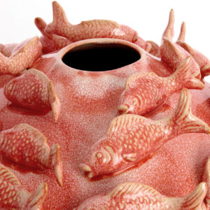 light&livingfishvaaskeramiekinkoraal+crème–ø41,5x32cm-1