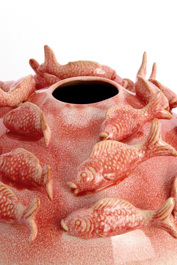 light&livingfishvaaskeramiekinkoraal+crème–ø41,5x32cm-1