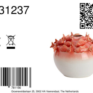 light&livingfishvaaskeramiekinkoraal+crème–ø41,5x32cm-8a