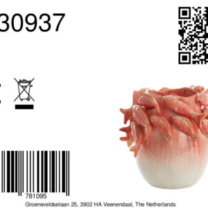 light&livingfishvaaskeramiekkoraal+crème–29x28,5x27cm-8a
