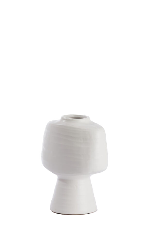 light&livinggandorovaasinmatkeramiekcrèmekleur–22,5x14,5x28,5cm-1