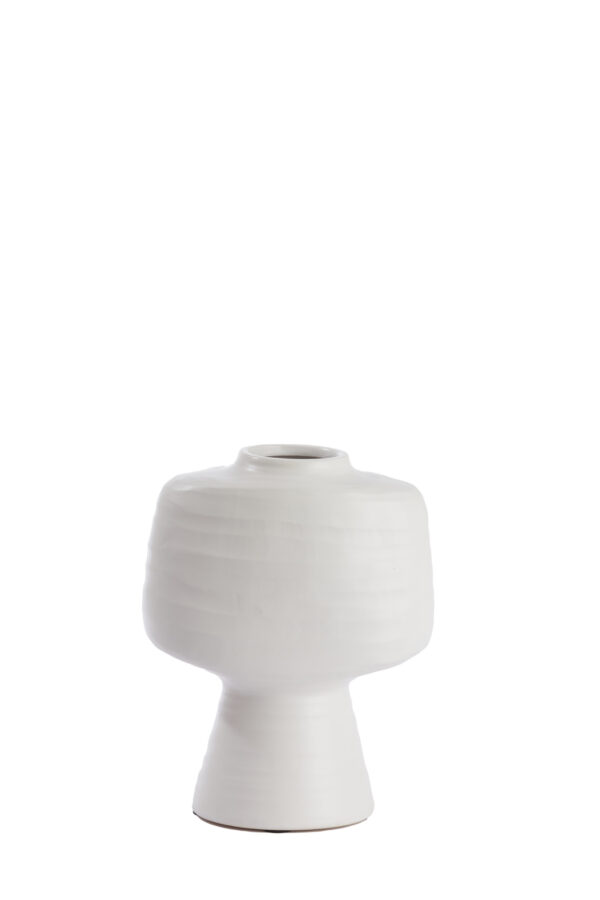 light&livinggandorovaasinmatkeramiekcrèmekleur–22,5x14,5x28,5cm-1