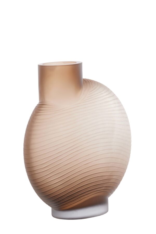 light&livingglazenvaastornainbruin–33x16,5x36,5cm-673
