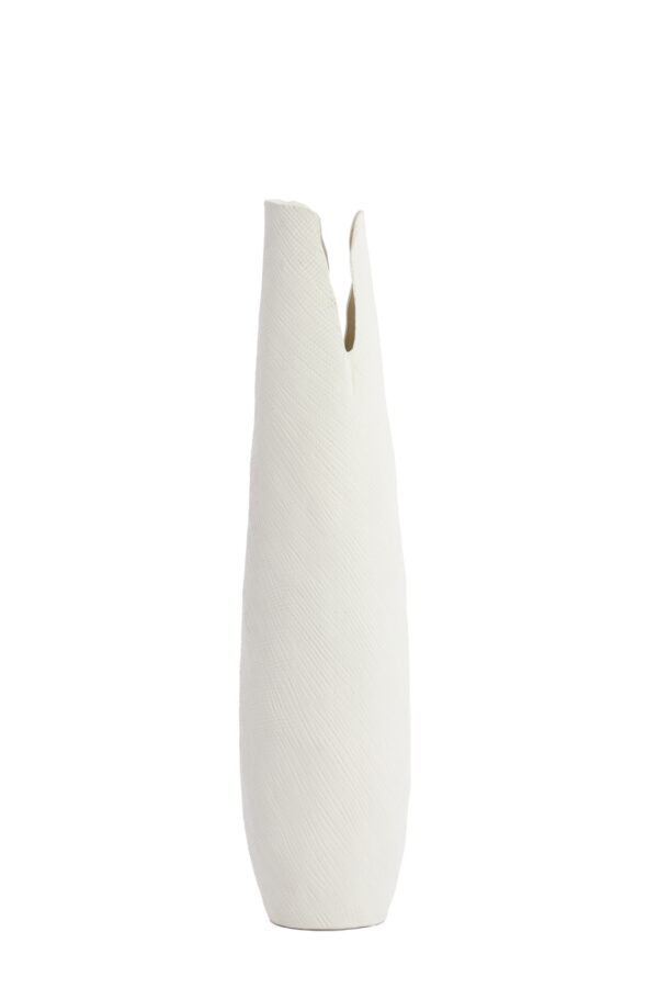 light&livinghogevaasmesakeramiekcrèmekleur–19x18,5x77,5cm-418