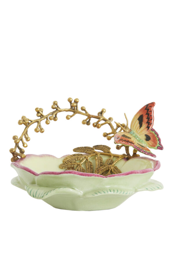 light&livingkandelaarfrogkeramiekgroenbrons–17x15x25cm-1