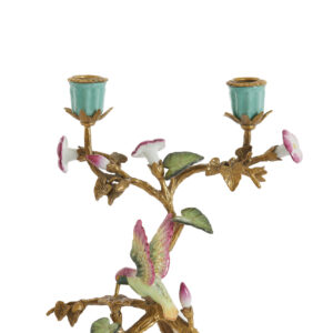 light&livingkandelaarhummingbirdgroen+roze-21,5x16x25,5cm-1