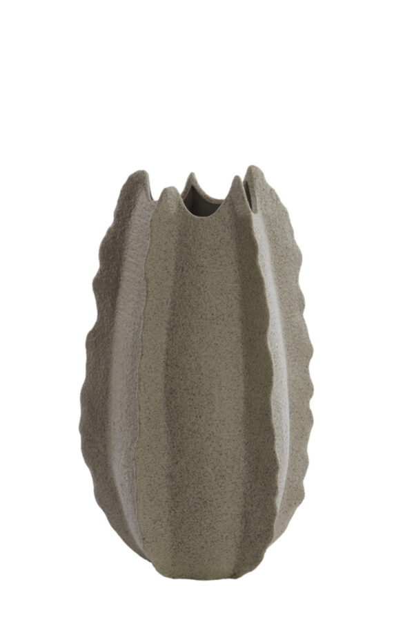 light&livingkelapavaaskeramiekgrijs-groen–ø31x53cm-086