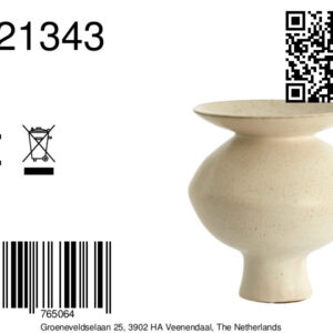 light&livingkeramiekenvaasajudainmatcrème-zand–ø31x33,5cm-8a