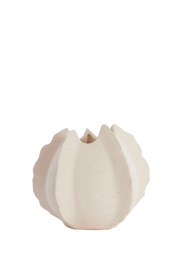 light&livingkeramiekenvaaskelapacrèmekleur–26,5x26x23cm-1