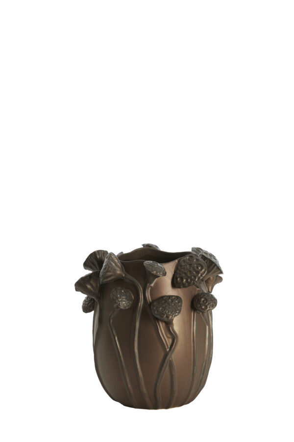 light&livingkeramiekenvaaslavcimatdonkerbruin–26,5x25,5x26,5cm-1