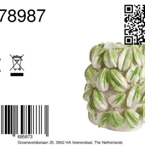 light&livingkeramiekvaascarambolacrèmekleur+groen–32x31,5x36,5cm-8a