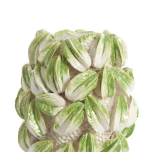 light&livingkeramiekvaascarambolacrèmekleur+groen–32x31,5x36,5cm-910