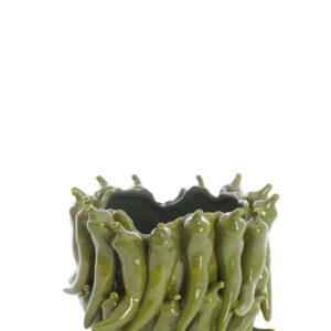 light&livingkeramiekvaaspepperdonkergroen–25,5x24,5x20,5cm-1