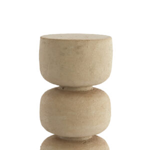 light&livingkleinebijzettafeljalonpapier-machébeige–ø29x31cm-929