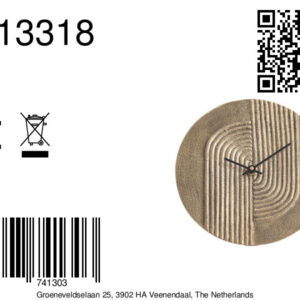 light&livingkleineklokgwennaantiekbrons–ø20cm-8a