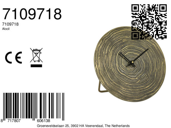 light&livingklokalocilswirlantiekbrons–ø20cm-8a