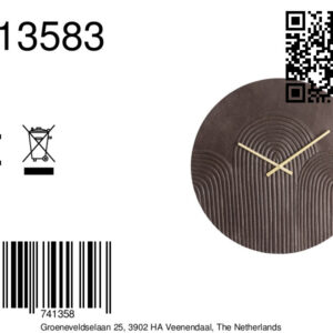 light&livingklokgwennainbruin–ø58cm-8a