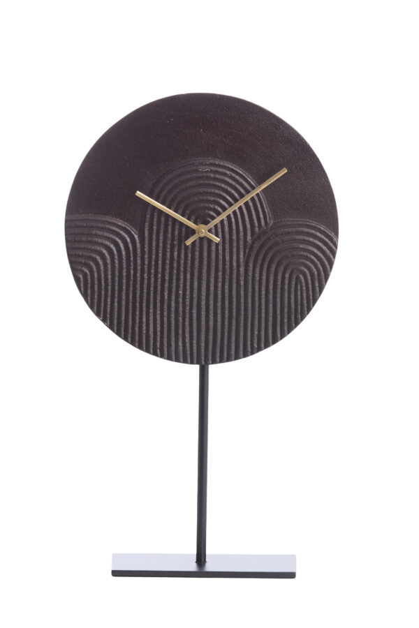 light&livingklokgwennavanmetaalbruin–26x7x40cm-1