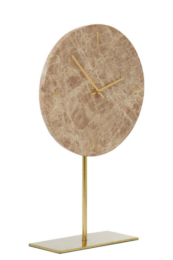 light&livingklokopvoetmorenoinbruinmarmer–25,5x10x42,5cm-1
