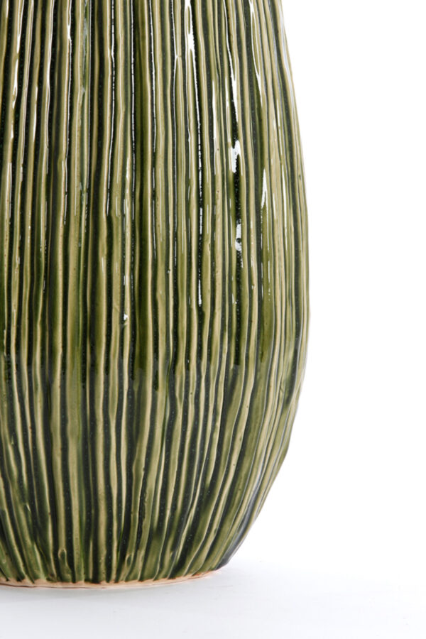 light&livingkoprakeramiekvaasdonkergroen–ø18x36,5cm-1
