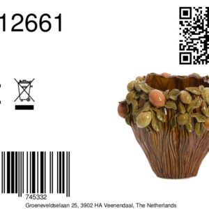 light&livinglemonivaaskeramiekbruin-oranje+groen–ø38x33cm-8a