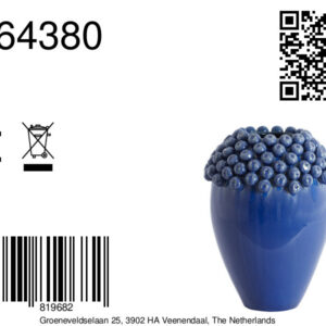 light&livinglovrovaaskeramiekdonkerblauw–ø32x43,5cm-8a