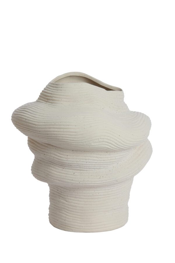 light&livingluzzvaaskeramiekinmattecrème–33,5x32x34cm-1