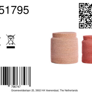 light&livingmandensetbetanialichtrozeenrozezeegras–ø25x32,5+ø33x38cm-8a
