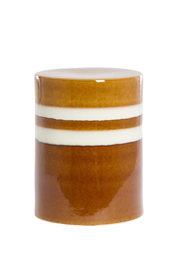 light&livingmoocabijzettafelkeramiekcognac-wit–ø33x44cm-732