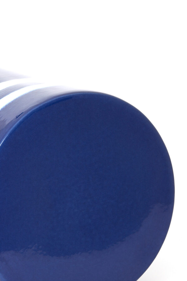 light&livingmoocabijzettafelkeramiekdonkerblauw-wit–ø33x44cm-0e4