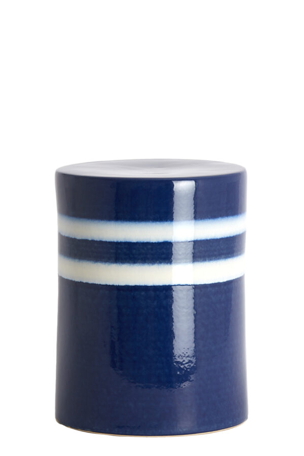 light&livingmoocabijzettafelkeramiekdonkerblauw-wit–ø33x44cm-231