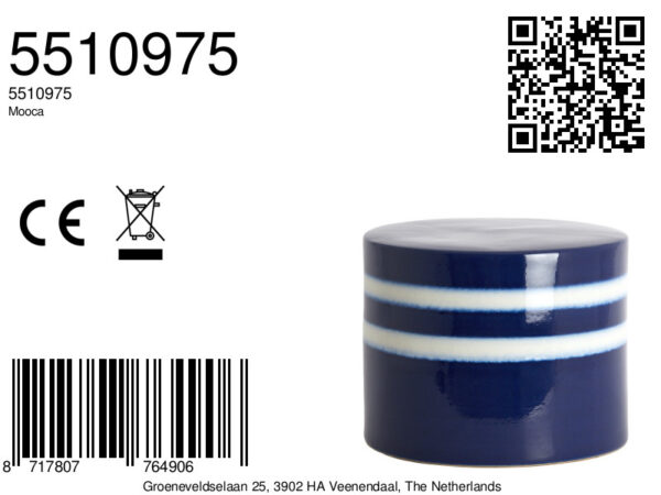 light&livingmoocabijzettafelkeramiekdonkerblauw-wit–ø42x34cm-8a