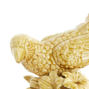 light&livingornamentbirdokergeelkeramiek–21,5x17x35cm-712