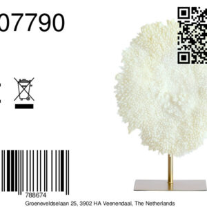 light&livingornamentcoralopvoetincrèmeenantiekbrons–46x20x69cm-8a